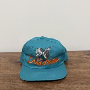 Vintage Miami Dolphins Script Snapback Hat Youth